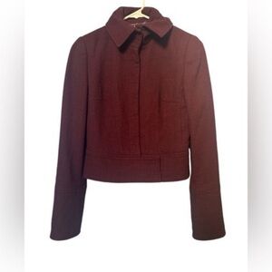 Dolce & Gabbana Burgundy Wool jacket